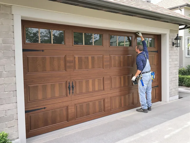 Custom garage door showcase by Baldwin Park Garage Door Repair in Baldwin Park