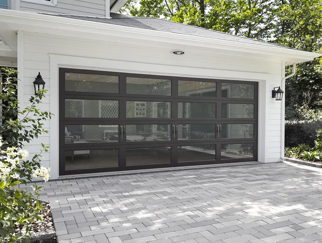 Baldwin Park Garage Door Repair design specialist presenting custom garage door options to Baldwin Park homeowner